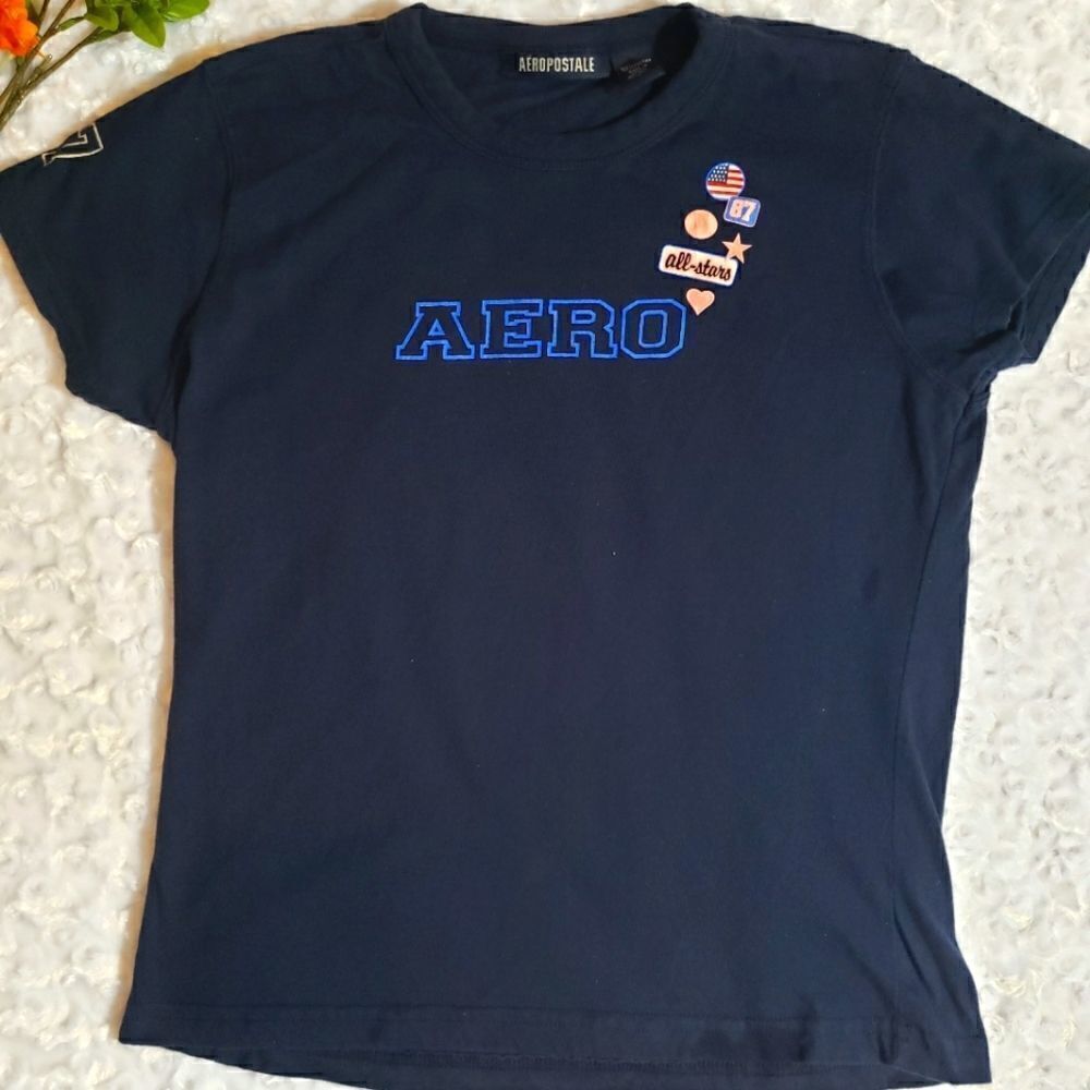 Vintage Aeropostale large blue tee